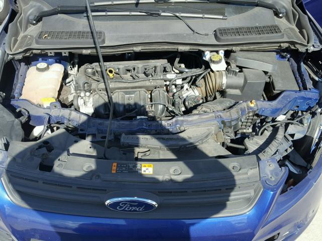 1FMCU0F72DUD33008 - 2013 FORD ESCAPE S BLUE photo 7