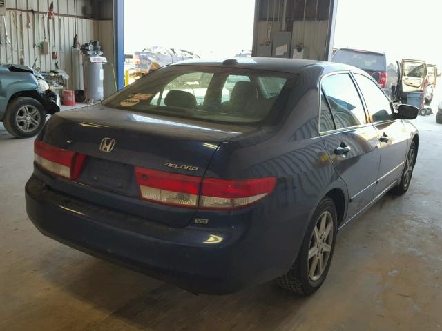 1HGCM66534A012104 - 2004 HONDA ACCORD EX BLUE photo 4