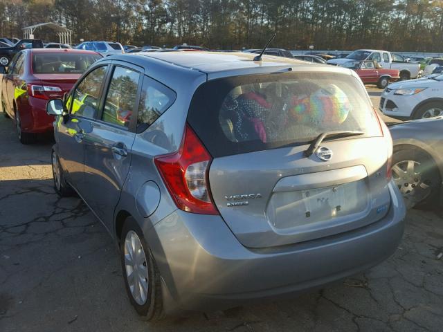 3N1CE2CP5EL418506 - 2014 NISSAN VERSA NOTE GRAY photo 3