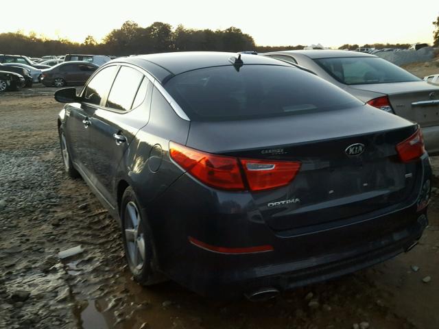 5XXGM4A72FG440069 - 2015 KIA OPTIMA LX GRAY photo 3