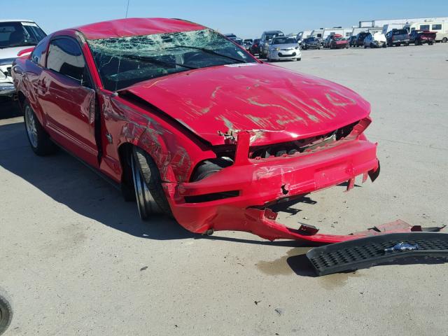 1ZVHT80N095133164 - 2009 FORD MUSTANG RED photo 1