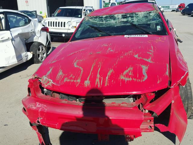 1ZVHT80N095133164 - 2009 FORD MUSTANG RED photo 9