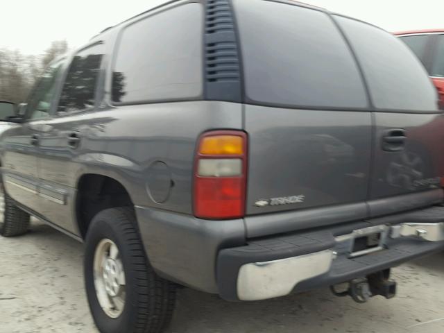 1GNEK13T5YJ211591 - 2000 CHEVROLET TAHOE K150 GRAY photo 9