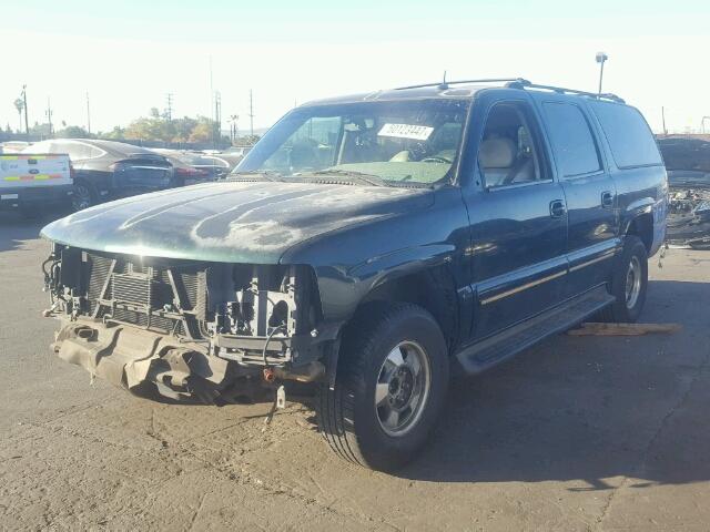 1GNEC16T13J248462 - 2003 CHEVROLET SUBURBAN C GREEN photo 2