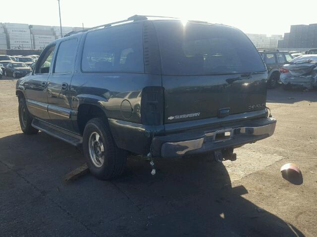 1GNEC16T13J248462 - 2003 CHEVROLET SUBURBAN C GREEN photo 3