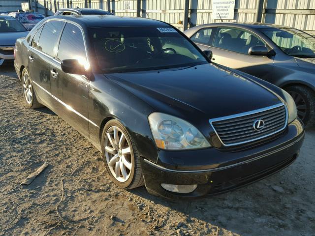 JTHBN30FX10001382 - 2001 LEXUS LS 430 BLACK photo 1