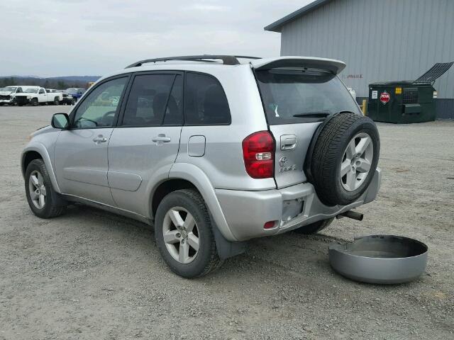 JTEHD20V546014764 - 2004 TOYOTA RAV4 SILVER photo 3