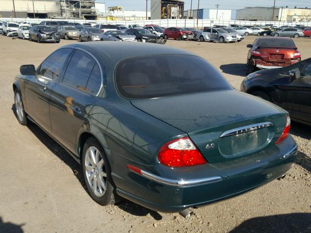 SAJDA01P02GM22100 - 2002 JAGUAR S-TYPE GREEN photo 3