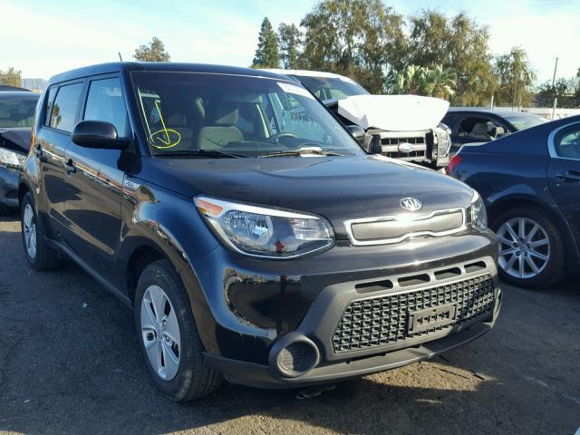 KNDJN2A24G7382391 - 2016 KIA SOUL BLACK photo 1