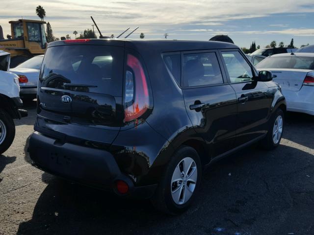 KNDJN2A24G7382391 - 2016 KIA SOUL BLACK photo 4