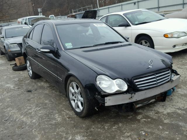 WDBRF92H17F929584 - 2007 MERCEDES-BENZ C 280 4MAT BLACK photo 1