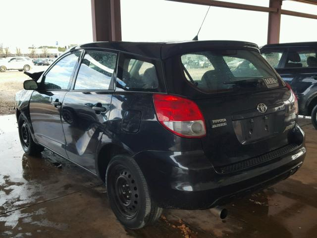 2T1KR32E13C008059 - 2003 TOYOTA MATRIX BLACK photo 3