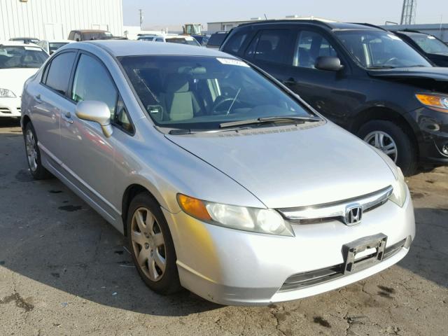 1HGFA16567L137146 - 2007 HONDA CIVIC LX SILVER photo 1