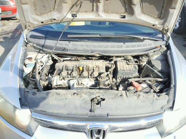 1HGFA16567L137146 - 2007 HONDA CIVIC LX SILVER photo 7