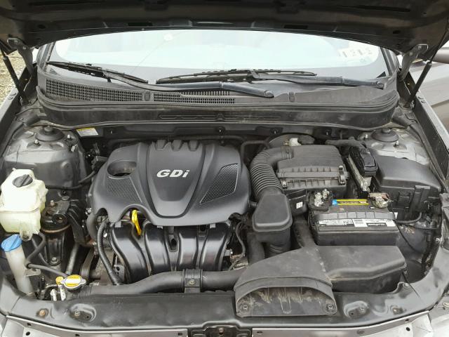 5NPEB4AC8BH281115 - 2011 HYUNDAI SONATA GLS GRAY photo 7