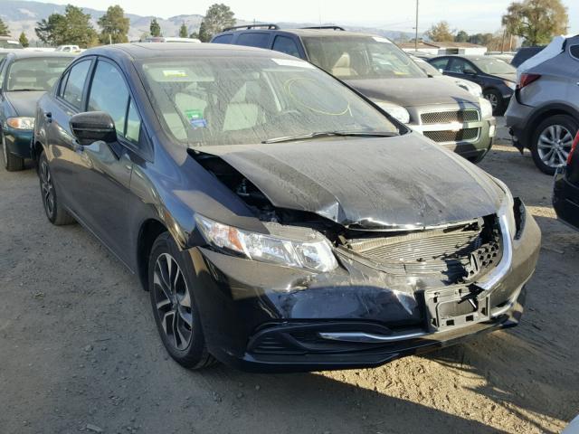 19XFB2F86FE272629 - 2015 HONDA CIVIC EX BLACK photo 1