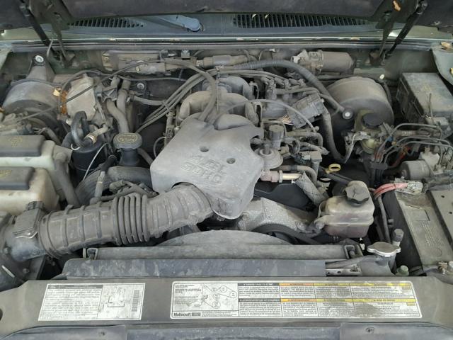 1FMYU60E52UB65670 - 2002 FORD EXPLORER S GREEN photo 7