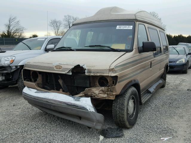 1FDEE14N9RHB68619 - 1994 FORD ECONOLINE TAN photo 2