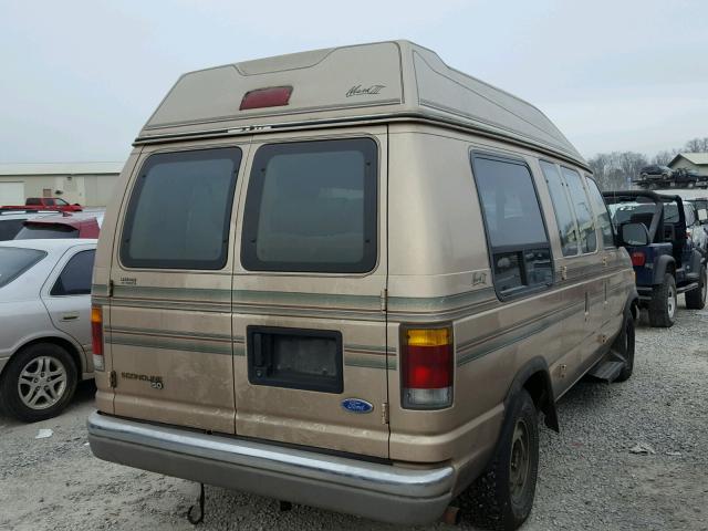 1FDEE14N9RHB68619 - 1994 FORD ECONOLINE TAN photo 4