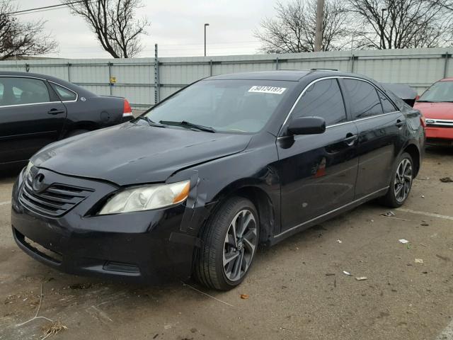 4T1BE46K97U169426 - 2007 TOYOTA CAMRY NEW BLACK photo 2