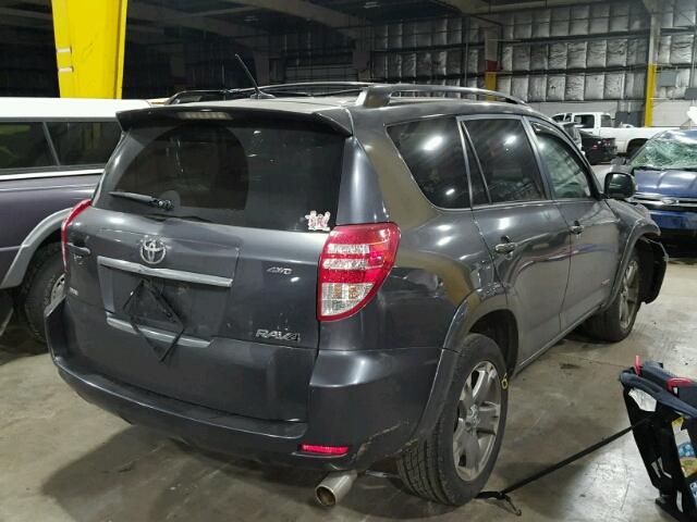 JTMBK32V895078586 - 2009 TOYOTA RAV4 SPORT GRAY photo 4