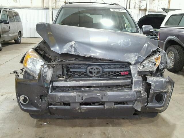 JTMBK32V895078586 - 2009 TOYOTA RAV4 SPORT GRAY photo 9