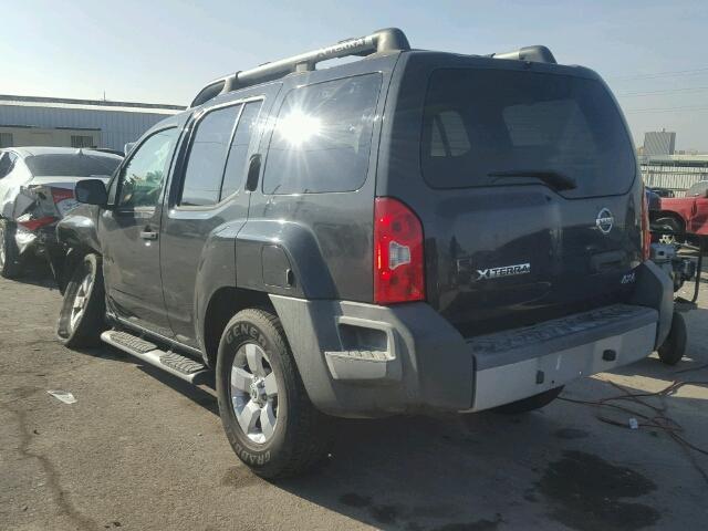 5N1AN08W29C510596 - 2009 NISSAN XTERRA OFF GRAY photo 3