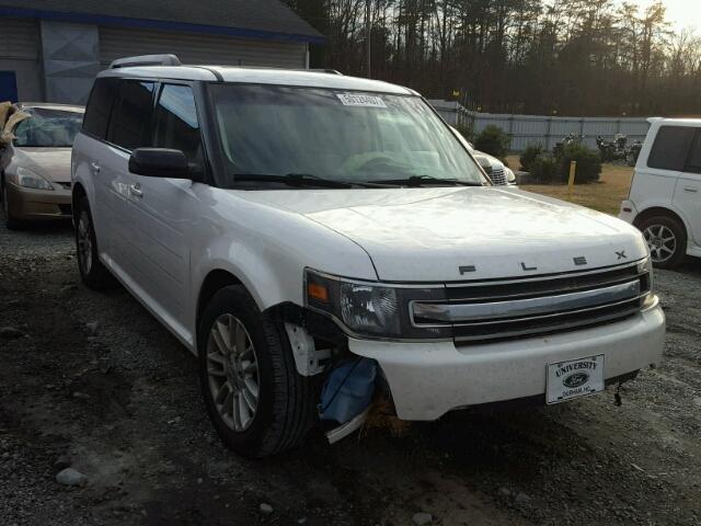 2FMGK5C8XDBD18649 - 2013 FORD FLEX SEL თეთრი ფოტო 1