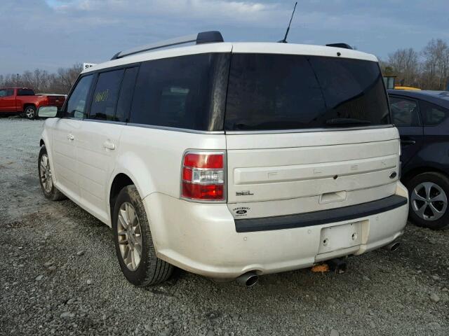 2FMGK5C8XDBD18649 - 2013 FORD FLEX SEL თეთრი ფოტო 3
