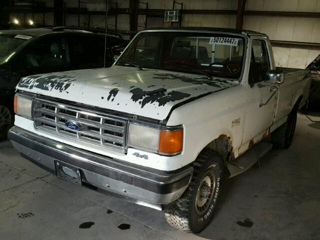 2FTEF14H1JCA18947 - 1988 FORD F150 WHITE photo 2