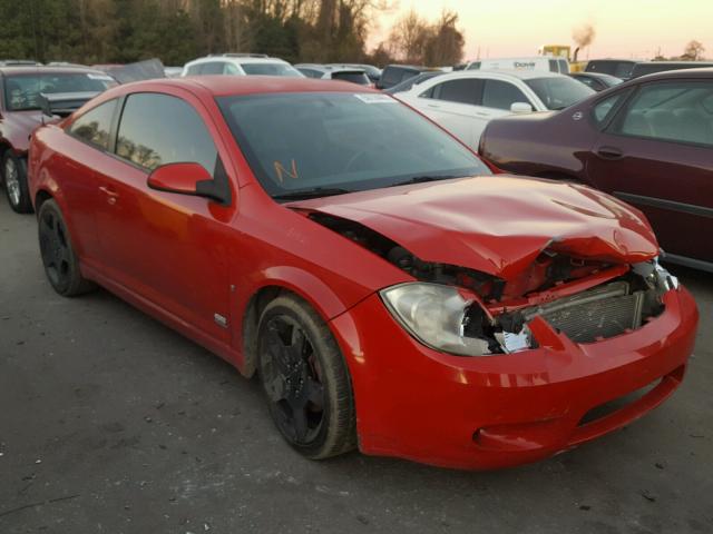 1G1AP11P767804905 - 2006 CHEVROLET COBALT SS RED photo 1