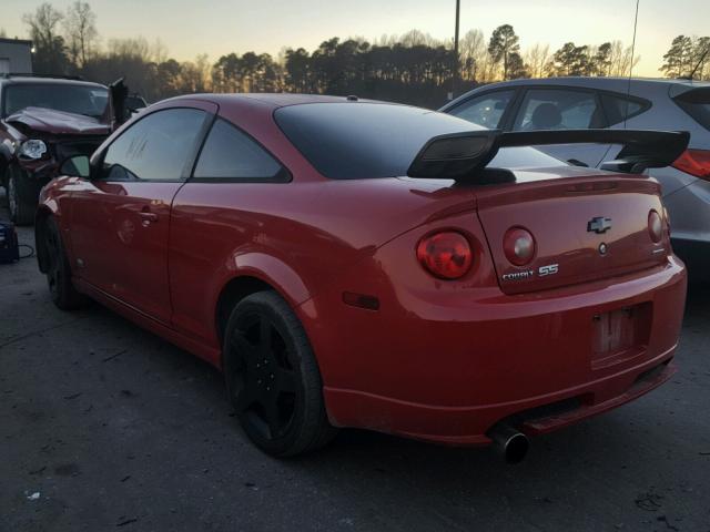 1G1AP11P767804905 - 2006 CHEVROLET COBALT SS RED photo 3