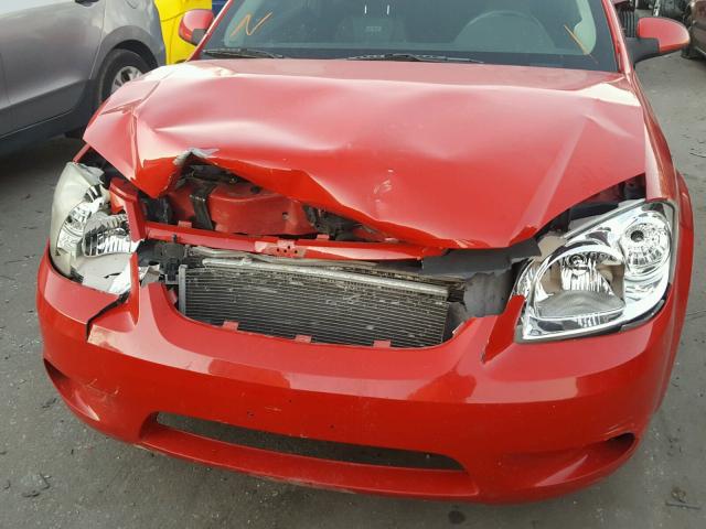 1G1AP11P767804905 - 2006 CHEVROLET COBALT SS RED photo 9