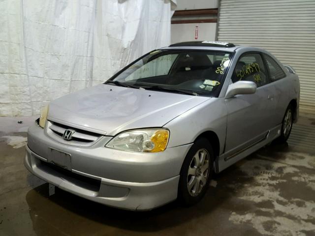 1HGEM22943L069277 - 2003 HONDA CIVIC EX GRAY photo 2