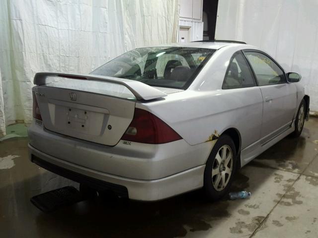 1HGEM22943L069277 - 2003 HONDA CIVIC EX GRAY photo 4