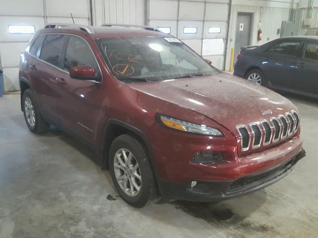 1C4PJMCS6EW124441 - 2014 JEEP CHEROKEE L RED photo 1