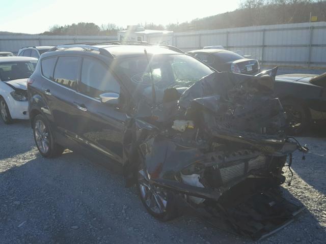 1FMCU0GX0EUE34080 - 2014 FORD ESCAPE SE BLACK photo 1