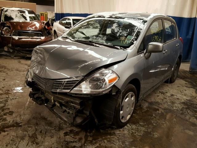 3N1BC13EX7L453782 - 2007 NISSAN VERSA S GRAY photo 2