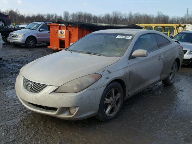 4T1CA30P95U053929 - 2005 TOYOTA CAMRY SOLA SILVER photo 2