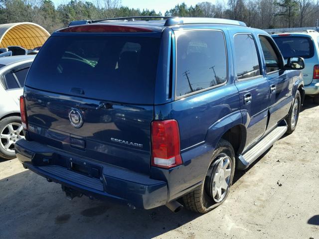 1GYEK63N25R120342 - 2005 CADILLAC ESCALADE L BLUE photo 4