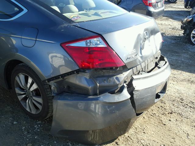 1HGCS12798A004854 - 2008 HONDA ACCORD EX GRAY photo 9