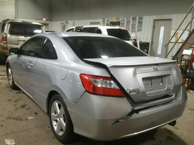 2HGFG12878H579818 - 2008 HONDA CIVIC EX GRAY photo 3