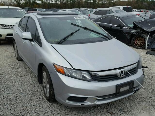 2HGFB2F87CH309365 - 2012 HONDA CIVIC EX SILVER photo 1