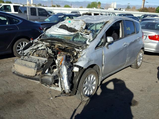 3N1CE2CP8EL409850 - 2014 NISSAN VERSA NOTE SILVER photo 2