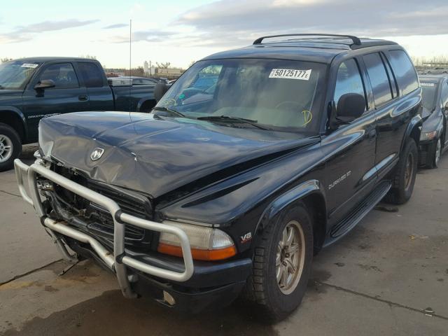 1B4HS28Z6WF116141 - 1998 DODGE DURANGO BLACK photo 2