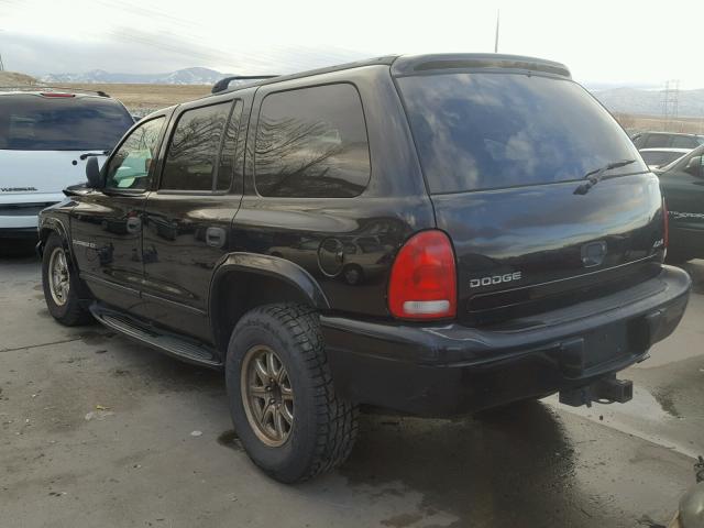 1B4HS28Z6WF116141 - 1998 DODGE DURANGO BLACK photo 3