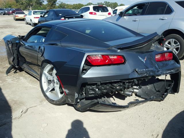 1G1YD2D74E5112491 - 2014 CHEVROLET CORVETTE S CHARCOAL photo 3