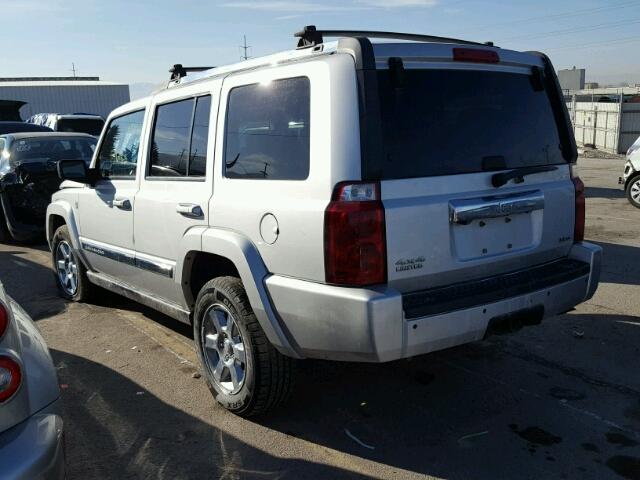 1J8HG58288C182793 - 2008 JEEP COMMANDER SILVER photo 3