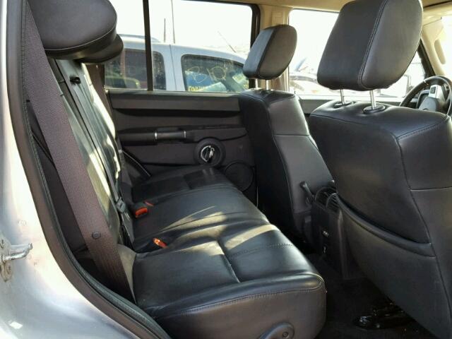 1J8HG58288C182793 - 2008 JEEP COMMANDER SILVER photo 6