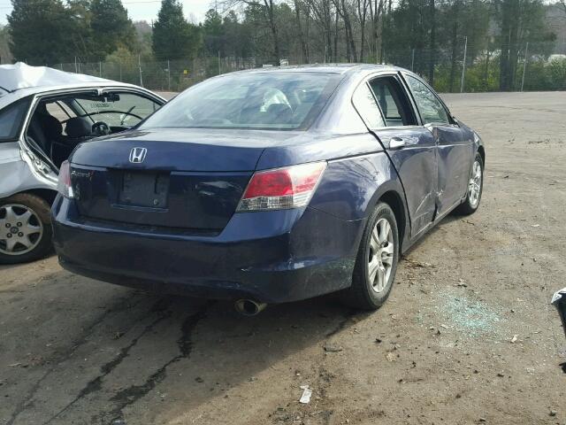 1HGCP2F41AA193576 - 2010 HONDA ACCORD LXP BLUE photo 4